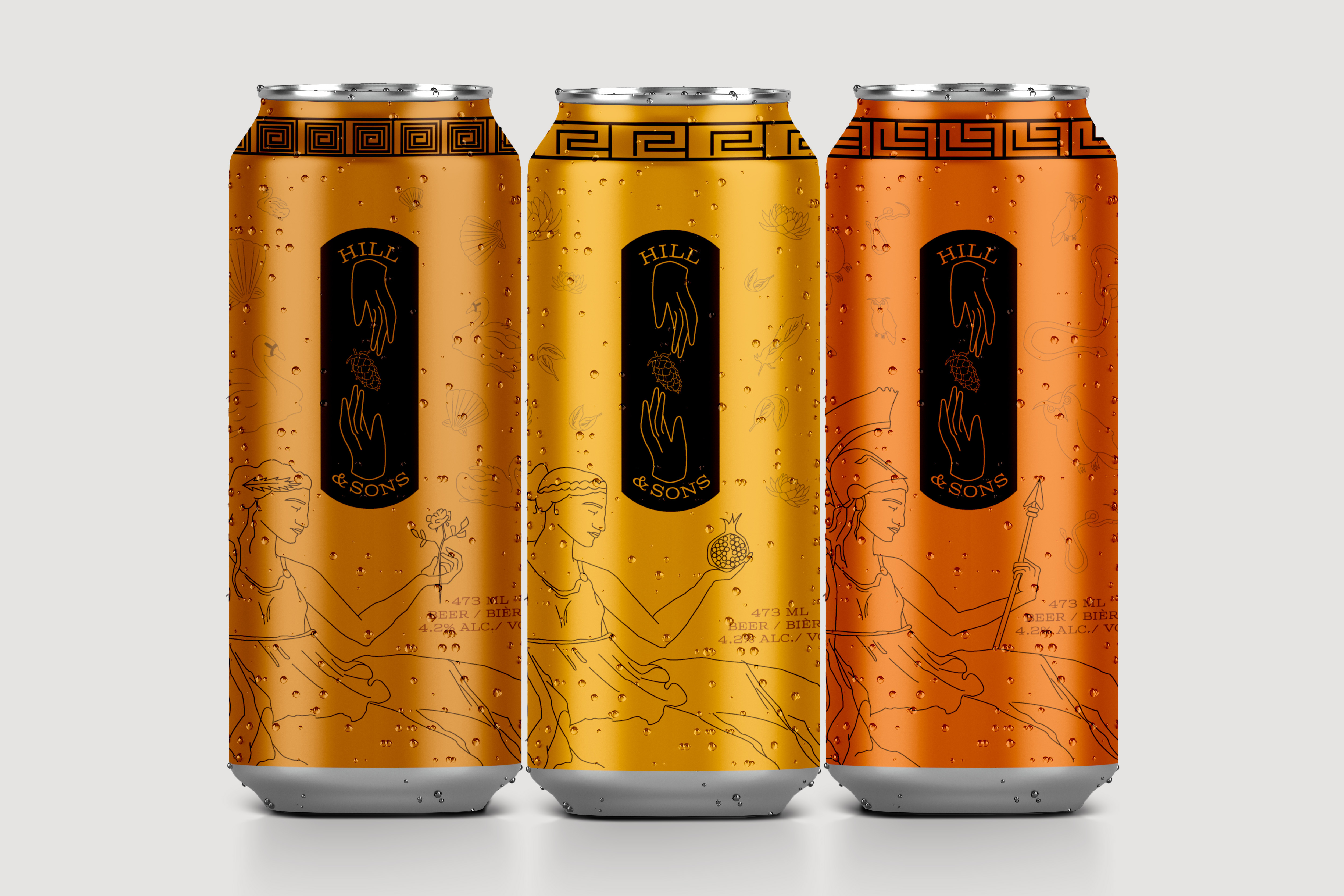 Three Beer Cans